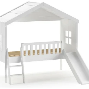 Vipack Housebeds halfhoogslaper met glijbaan