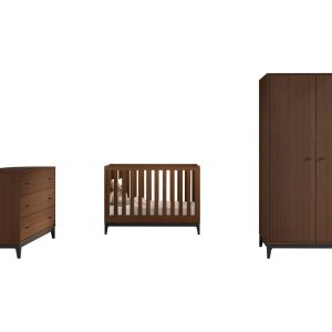Jaxx Ilyas 3-delige babykamer walnoot