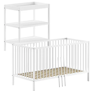 Jaxx Dino 2-delige meegroeikamer wit