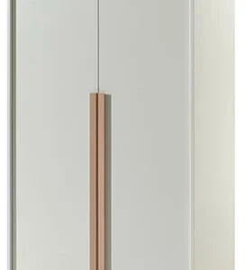 Vipack London 2 deurs kledingkast wit