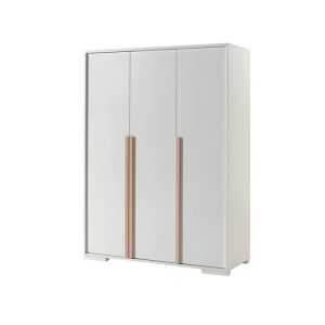Vipack London 3 deurs kledingkast wit