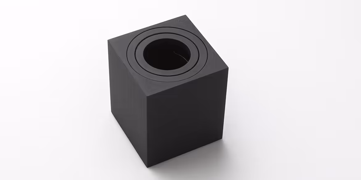 Armatuur: B DUTCH LED opbouwspot Surface Square Essential Turnable Matt Black (80x80x95mm)