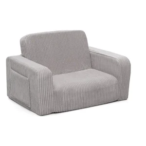 Shappy Lumi kinderfauteuil  – Ribstof – Pebble