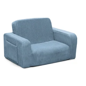 Shappy Lumi kinderfauteuil  – Ribstof – Sky Sugar