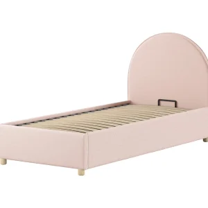 Vipack Moon storagebed 90×200 boucle roze