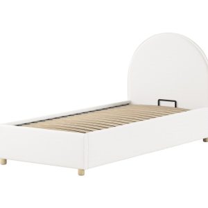 Vipack Moon storagebed 90×200 boucle wit