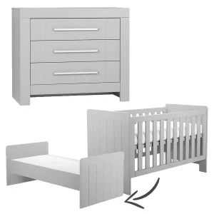 Pinio Calmo 2-delige meegroeikamer – grijs
