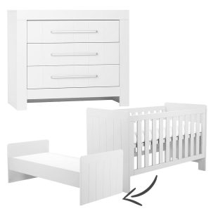 Pinio Calmo 2-delige meegroeikamer – wit