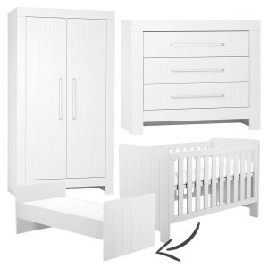 Pinio Calmo 3-delige meegroeikamer – wit