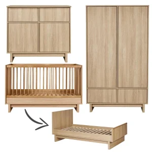 Quax Kyo 3-delige meegroeikamer Honey Ash