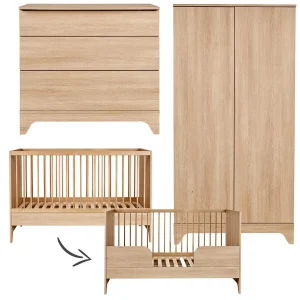 Quax Tsugi 3-delige meegroeikamer Honey Ash