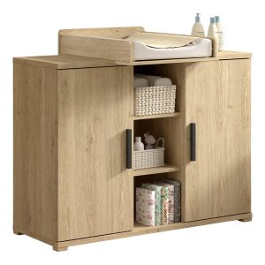 Jaxx Sam commode met bladvergroter – eiken