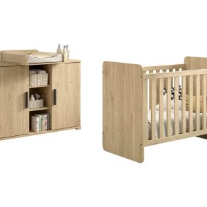 Jaxx Sam 2-delige meegroeikamer – eiken
