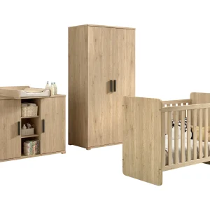 Jaxx Sam 3-delige meegroeikamer – eiken
