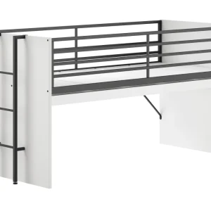 Vipack Sam halfhoogslaper met bureau – wit