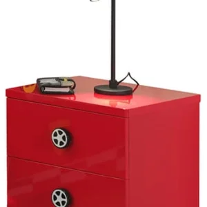 Vipack Monza Nachtkast Rood