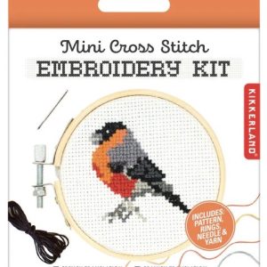 Kikkerland mini cross stitch bird