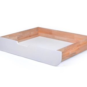 Stribbo Pinno bedlade – naturel / wit