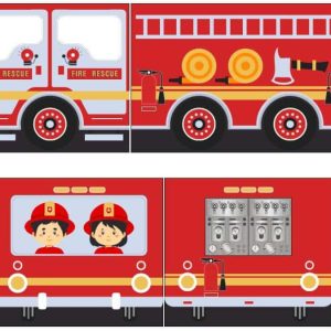 Vipack Speelgordijn Brandweerauto