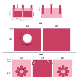 Vipack Speelgordijn Pink Flower