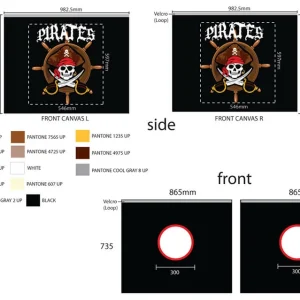 Vipack Speelgordijn Piraten