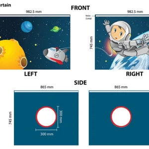 Vipack Speelgordijn Space