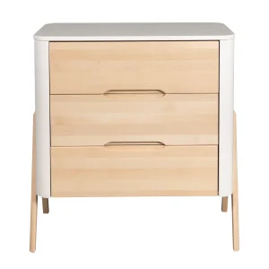Troll Nursery commode Torsten – wit / naturel