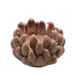 Waxinelichthouder serina brown