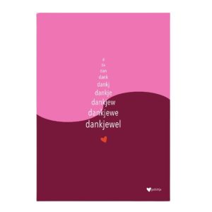 Knipoogkaart – dankjewel