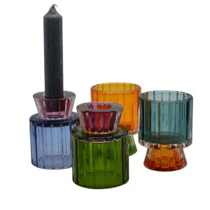 Omkeer kandelaar glas