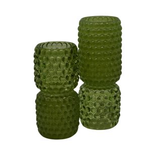 Omkeerkandelaar mat glanzend groen