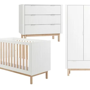 Pinio Miloo 3-delige babykamer – wit