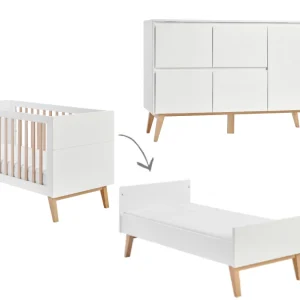 Pinio Swing 2-delige meegroeikamer large – wit