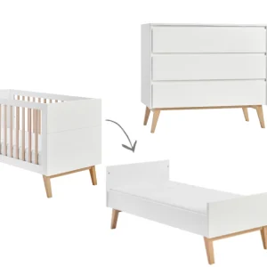 Pinio Swing 2-delige meegroeikamer – wit