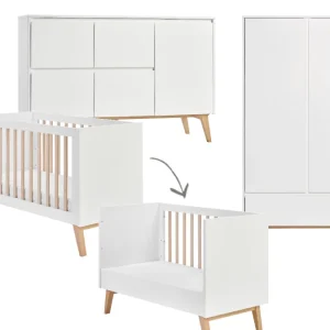 Pinio Swing 3-delige babykamer large – wit