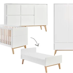 Pinio Swing 3-delige meegroeikamer large – wit