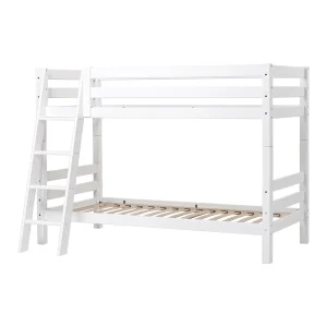 Hoppekids ECO Luxury stapelbed 90×200 – schuine ladder – luxe bodem