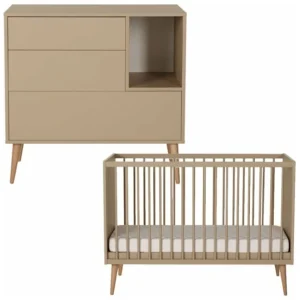 Quax Cocoon 2-delige babykamer latte