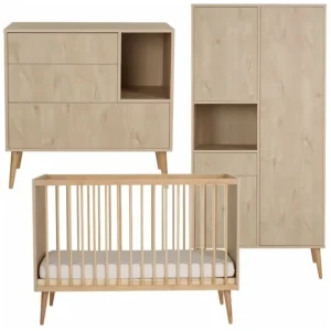 Quax Cocoon 3-delige babykamer natural oak