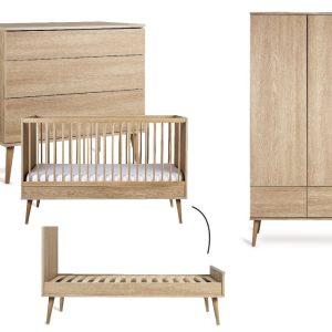 Quax Flow 3-delige meegroeikamer Honey Ash