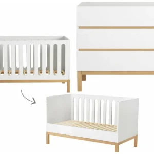 Quax Indigo 2-delige meegroeikamer wit