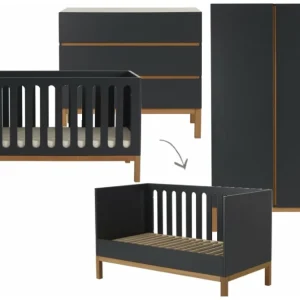 Quax Indigo 3-delige meegroeikamer moonshadow