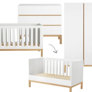 Quax Indigo 3-delige meegroeikamer wit