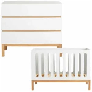 Quax Indigo 2-delige babykamer wit