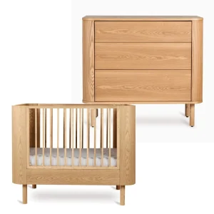 Quax Yume 2-delige babykamer – natural ash