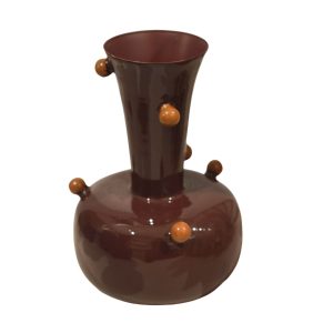 Vaas Dots plum terra