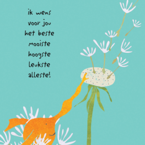 Veronzinsels wenskaart wensen